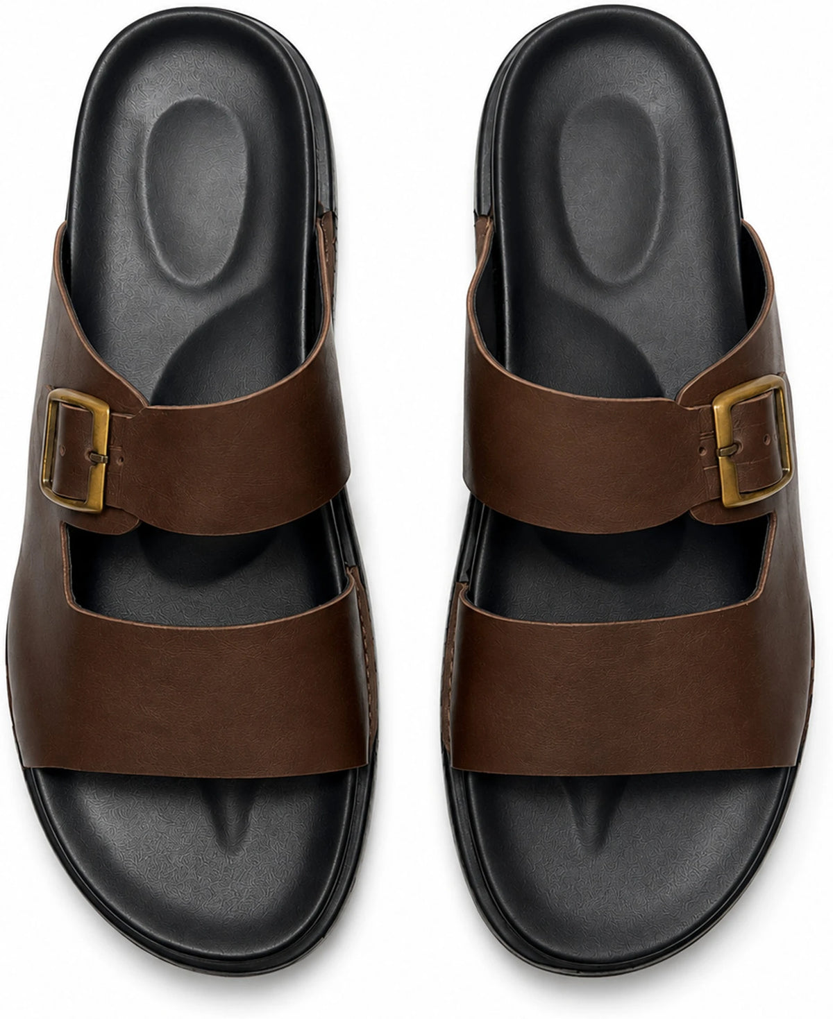 Branton Single Adjustable Strap Leather Sandal