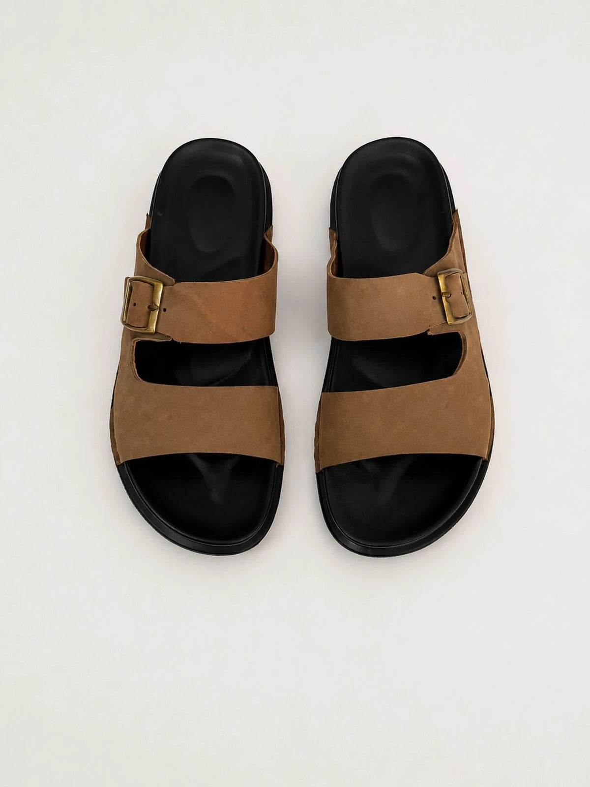 Branton Single Adjustable Strap Leather Sandal