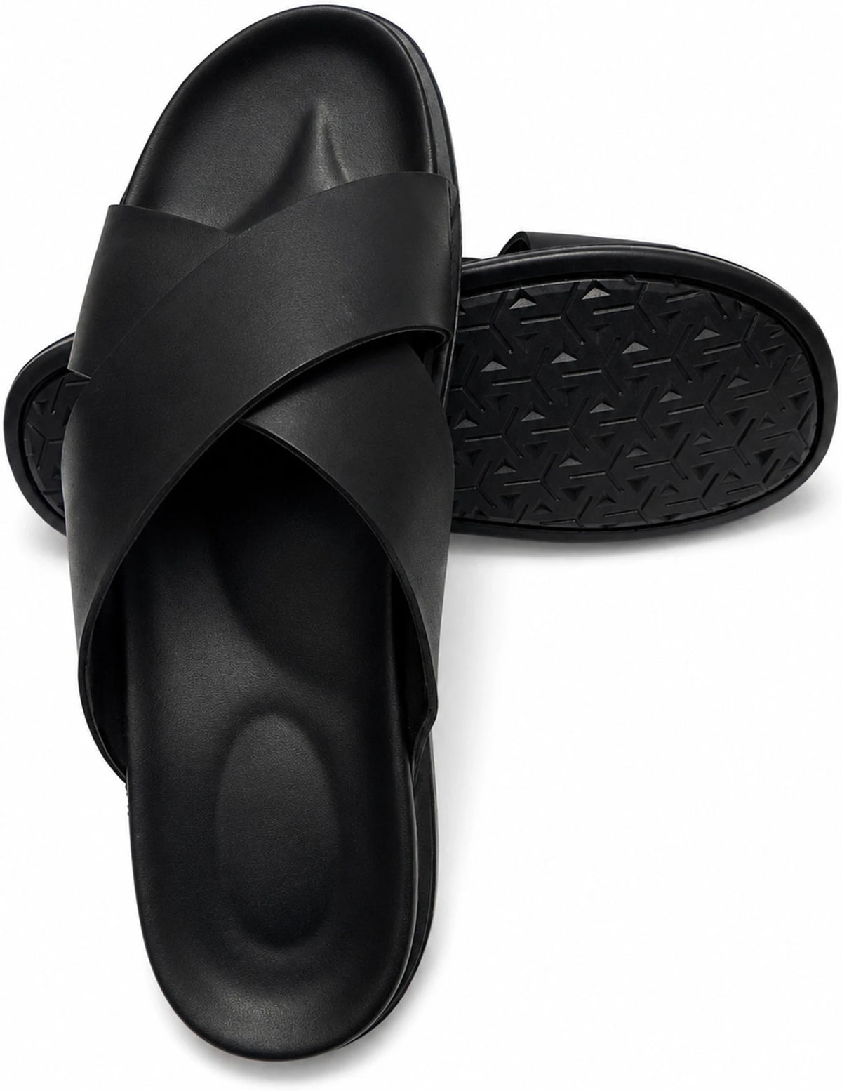 Cross-Strap leather Sandal