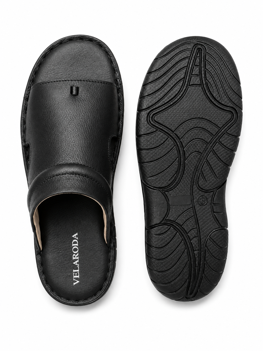 Crossline Leather Sandal
