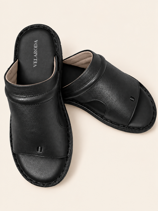 Crossline Leather Sandal